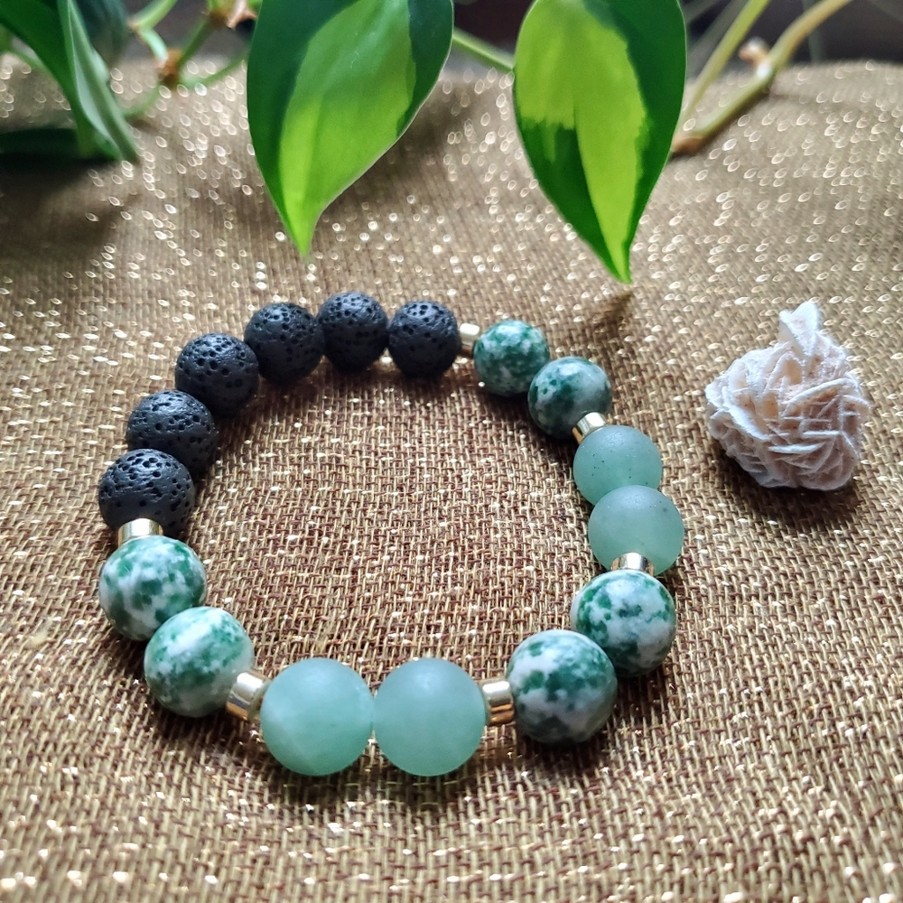 New Beginnings Gemstone Diffuser Bracelet